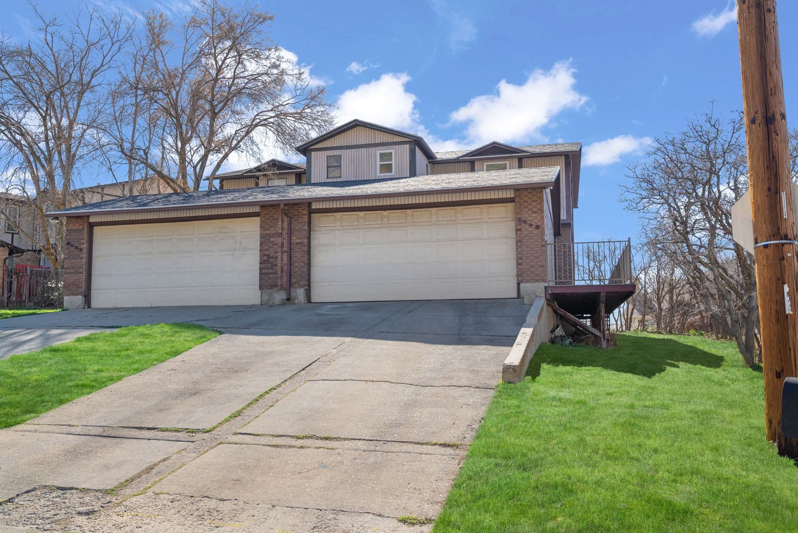 4 Bed / 3.5 Bath Duplex in Cottonwood Heights — exterior